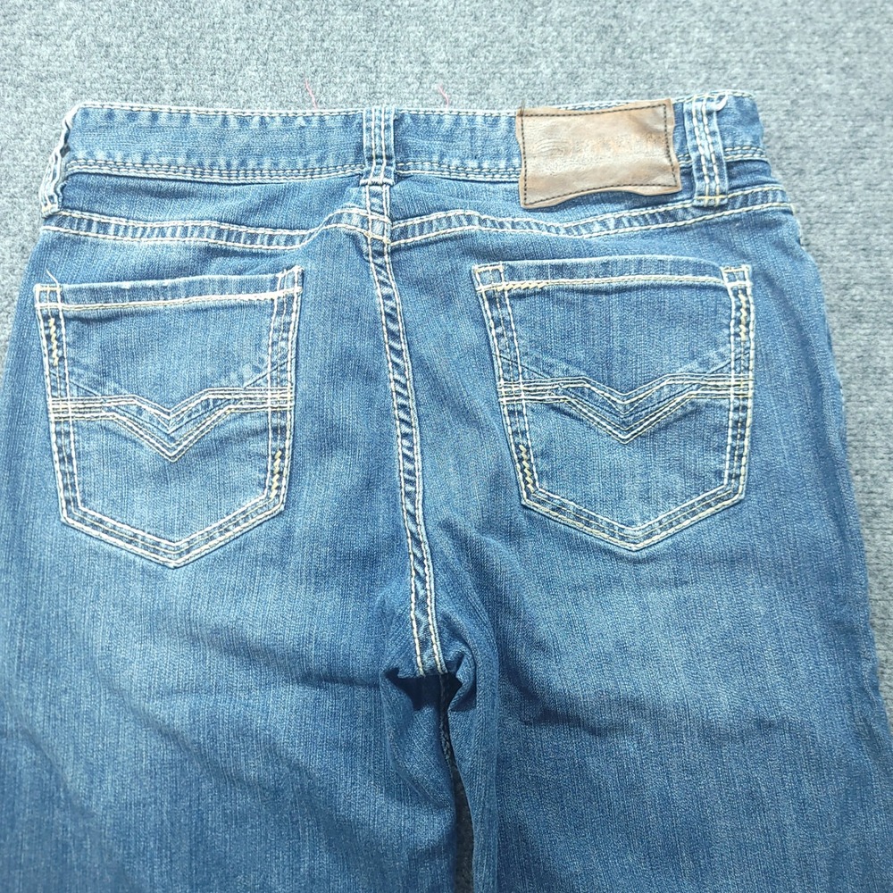 Rock and Roll Denim Double Barrel Straight Leg Jeans Medium Wash MOS8274 Mens